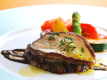 《RiccaWメインコース》但馬牛熟成肉＆鮑のコンポートロースト【西村屋ホテル招月庭内レストランRiccaにて】