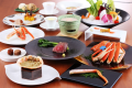 《Riccaウィンタープレミアム》松葉かに1杯相当フルコース＆但馬牛熟成肉【西村屋ホテル招月庭内レストランRiccaにて】