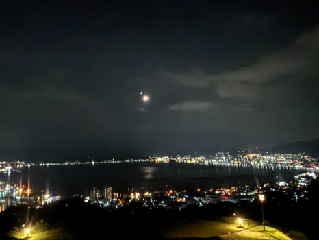 【諏訪湖の絶景夜景を観に行こう】1日1組限定～プライベート無料送迎付～＜選べるディナーコース＞