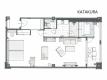201 KATAKURA 客室間取り図
