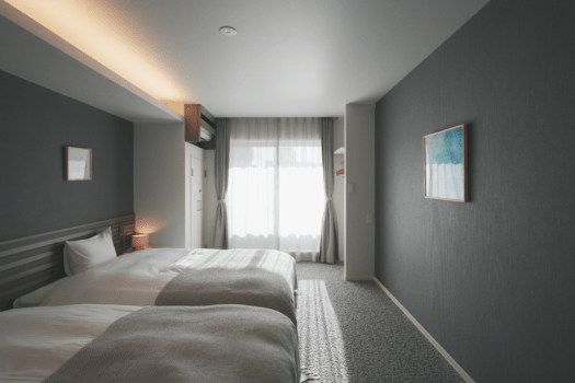 帶陽台的行政雙床間