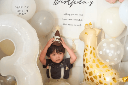 飾り付けの前でごゆっくりと撮影をお楽しみください＾＾