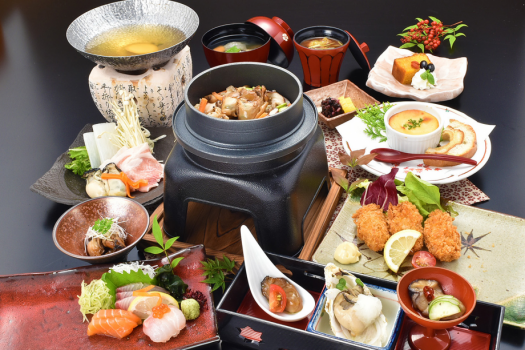 牡蠣会席　※料理一例
