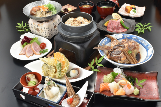 お肉が食べたい方におススメ☆広島牛付☆厳島会席※料理一例
