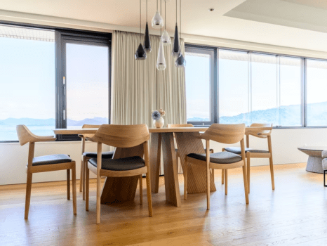 Overlooking Miyajima Island! Top Floor 100 square meters Ocean View Suite / Up to 6 persons)｜Non-smoking