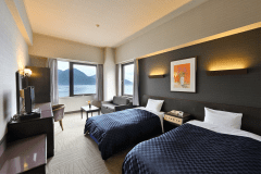 【新館ツインルーム】２８㎡でゆったり