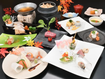 【秋冬の特別会席】穴子小袖・鯛しゃぶ香味鍋・広島県産牛グリル・秋味信州蒸し・穴子釜飯 【秋冬の特別会席】穴子小袖・鯛しゃぶ香味鍋・広島県産牛グリル・秋味信州蒸し・穴子釜飯