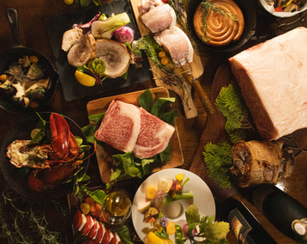 【1泊2食】1日1組限定”最高級の食材を堪能できる最上級のBBQディナー　【Auberge villa KUON-久遠-】