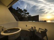 客室露天風呂の一例（3F）