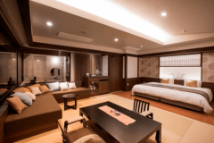 ≪２Ｆ≫「ＭＩＮＡＭＯ」展望風呂付和洋室２０５号室