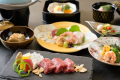【花会席】旬の食材とご当地ブランド神戸ビーフが堪能できる季節の会席です。