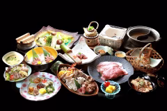 高級食材きじ料理フルコース 豪華にお部屋で、朝夕ともに、食事プラン