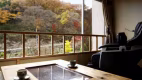 展望半露天風呂付き客室・ダブルベッド2台(朝夕お部屋食)