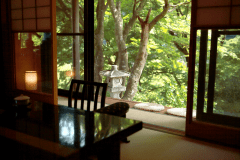 猿みの：１２畳+１０畳+１０畳（シモンズダブルベッド2台）　朝夕食ともにお部屋食