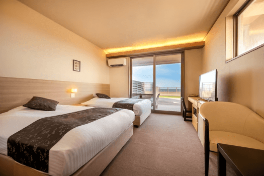【太平洋ビュー◇洋室】&ldquo;2人専用&rdquo;の気兼ねないひととき♪&ldquo;オーシャンビュー&rdquo;の絶景が想い出の風景に