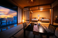 【太平洋ビュー◇和洋室】目の前は＜＜太平洋＞＞朝夕で姿を変える“感動のパノラマ”をご体感下さい♪