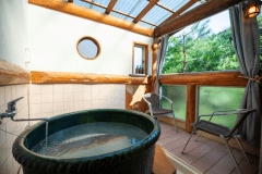 【露天風呂付き本格ログハウス☆ポスト＆ビーム】の露天風呂一例