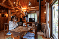 【露天風呂付きミニログハウス】のお部屋