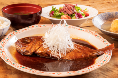 【夕食】金目鯛の丸煮コース