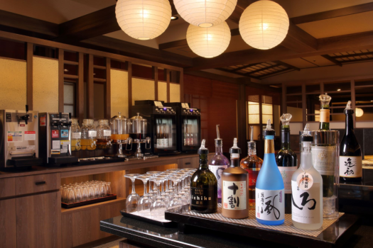 ご夕食会場飲物コーナー