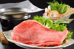 【宮城県産「仙台牛」のしゃぶしゃぶ御膳】宮城県産Ａ５ランク仙台牛をしゃぶしゃぶにてお楽しみいただけます（イメージ画像）