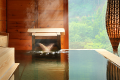 【蘭の間】お子様のご利用も可能な広々とした露天風呂付和室