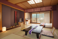 【柚の間】本間12.5畳＋和室6畳＋洋間4.5畳＋露天風呂/ツイン