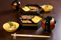 客室でお召し上がりいただく「三種折詰昼食」