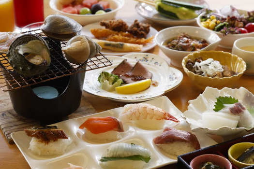 【鳥取グルメバイキング】鳥取を“まるごと”味わう豊富なお料理！好きなものを好きなだけどうぞ♪