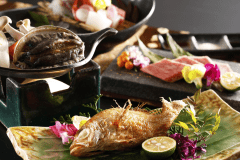 【特選会席】ブランド和牛「鳥取和牛オレイン55」、高級魚「のどぐろ」、定番「アワビ」の贅沢メイン♪