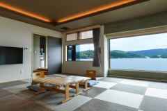 【온천 실내 욕조】일본식 방 18평형＋절경 카운터＜대인원용＞／비젠9