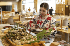 【鳥取グルメバイキング】地物のサザエ・白バイ貝をはじめとした海鮮焼き♪