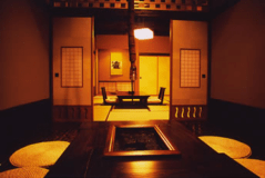 【内湯＋小露天風呂付長屋造】-龍・鶴・鳳凰・獅子-(和室＋「板の間」または「ベッド」)／スタンダード