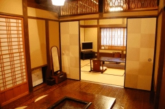 「亀」内湯＋露天風呂付き離れ（和室＋囲炉裏の間）／スーペリア