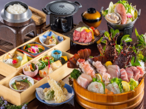 海鮮贅沢夕食一例