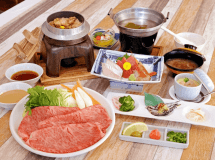 黒毛和牛しゃぶしゃぶ御膳　(一例)