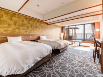 *オーシャンビューツイン（客室一例）