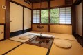 A Suite room with Irori