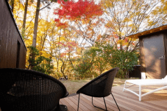 【あたご百合】温泉付き客室テラス