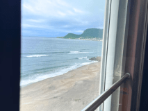 ◆海側客室から見える函館山