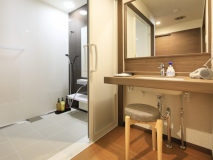 ■バリアフリー・禁煙■最上階ツイン[シャワーブース・トイレ付]