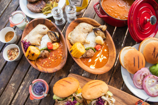 富士山を見ながらキャンプ飯！カレー×BBQ