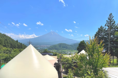 夏の富士山とDot Pod