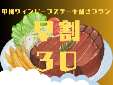 30日以上先のご予約がお得です 30日以上先のご予約がお得です