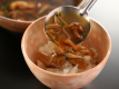 信州の山菜あんかけ風をご飯とともに