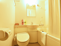 【羊蹄館客室】羊蹄館客室は全室バス・トイレ完備です。（※ヌプリ館客室はバス・トイレ無し）