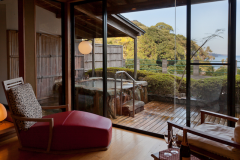 【客室一例】展望露天風呂付き客室(和室10畳+広縁)／103号室