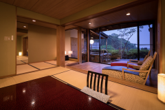 【客室一例】展望露天風呂付き客室(和室10畳+広縁)／103号室