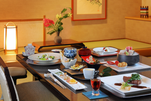 松林亭 ご夕食一例