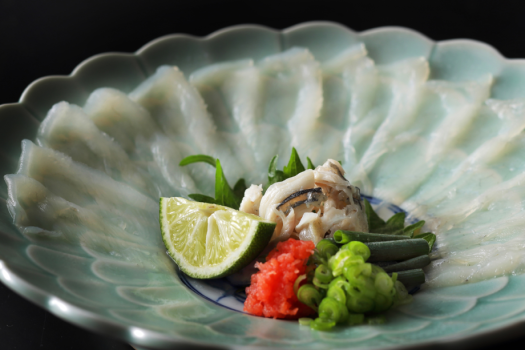 常磐もの天然とらふぐ「福とら」の一例